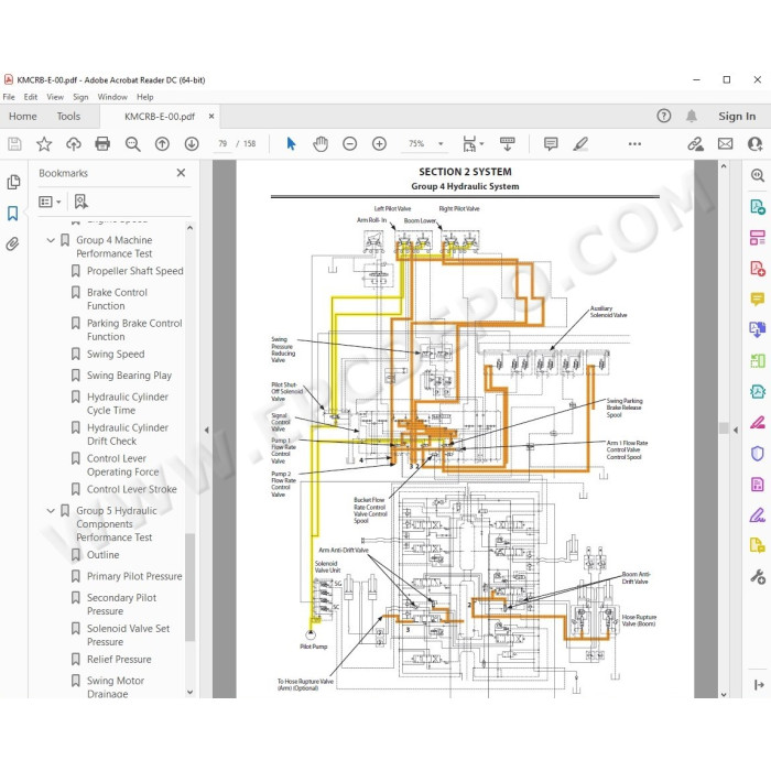 Hitachi Material Handler Zaxis ZX250W-3 workshop service manual