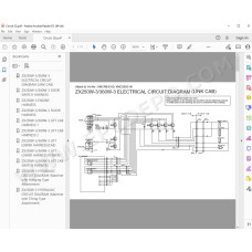 Hitachi Material Handler Zaxis ZX250W-3 workshop service manual