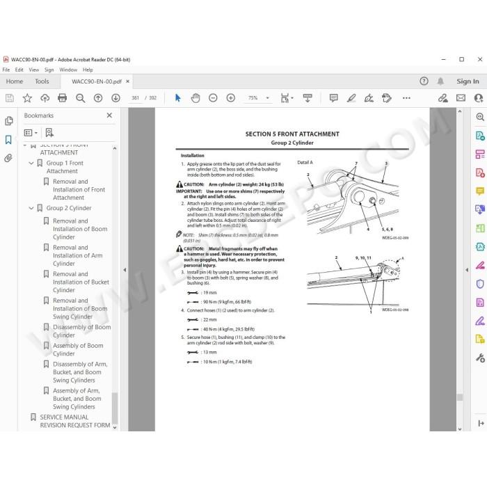 Hitachi Excavator Zaxis ZX26U-5A workshop service manual