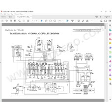 Hitachi Excavator Zaxis ZX27U-2 ZX30U-2 ZX35U-2 parts manual + workshop service manual