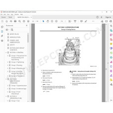 Hitachi Excavator Zaxis ZX280-5G ZX280LC-5G workshop service manual