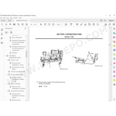 Hitachi Excavator Zaxis ZX300-5A ZX300LC-5A ZX300LCH-5A workshop service manual