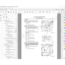 Hitachi Excavator Zaxis ZX30U-5B workshop service manual