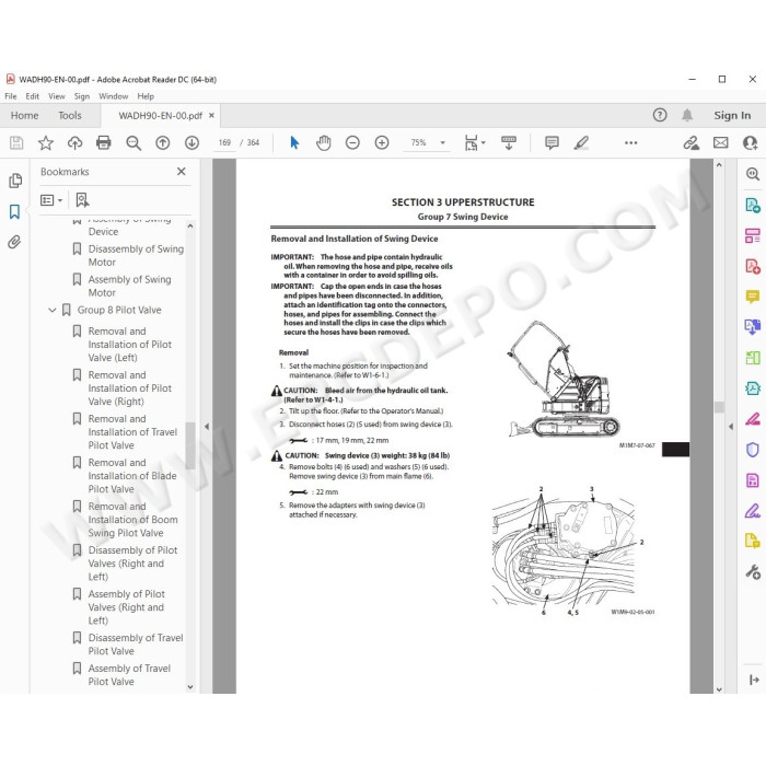 Hitachi Excavator Zaxis ZX30U-5B workshop service manual