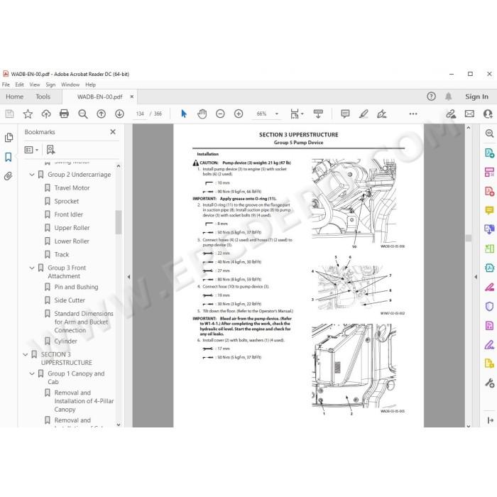 Hitachi Excavator Zaxis ZX33U-5A workshop service manual