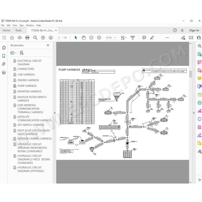 Hitachi Excavator Zaxis ZX350LC-5B ZX350LCN-5B workshop service manual