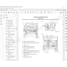 Hitachi Excavator Zaxis ZX350LC-6 ZX350LCN-6 workshop service manual