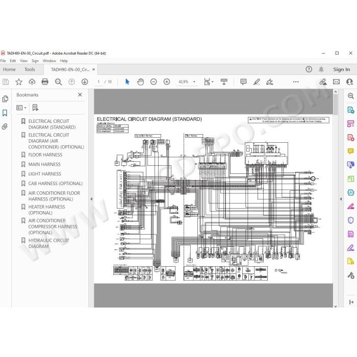 Hitachi Excavator Zaxis ZX35U-5B workshop service manual