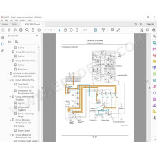 Hitachi Material Handler Zaxis ZX360W-3 workshop service manual