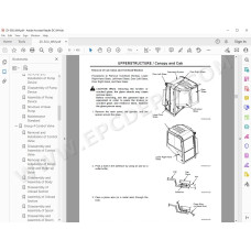 Hitachi Excavator Zaxis ZX40U-3 ZX40U-3F ZX50U-3 ZX50U-3F workshop service manual
