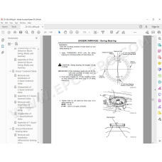 Hitachi Excavator Zaxis ZX40U-3 ZX40U-3F ZX50U-3 ZX50U-3F workshop service manual