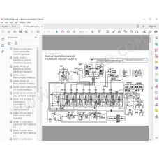 Hitachi Excavator Zaxis ZX40U-3 ZX40U-3F ZX50U-3 ZX50U-3F workshop service manual
