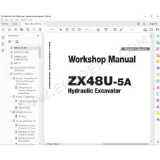 Hitachi Excavator Zaxis ZX48U-5A workshop service manual