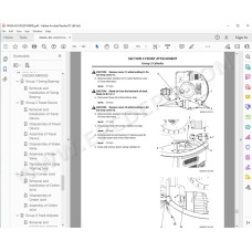 Hitachi Excavator Zaxis ZX48U-5A workshop service manual