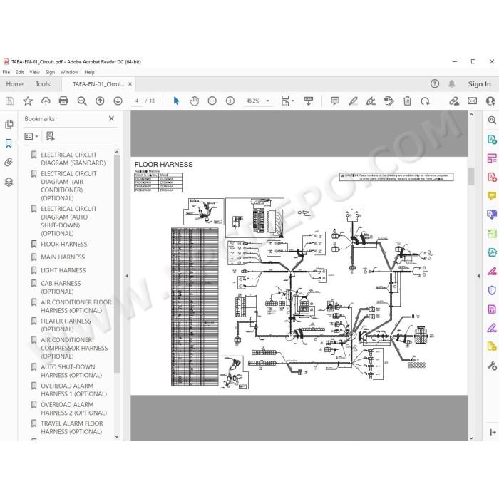Hitachi Excavator Zaxis ZX48U-5A workshop service manual