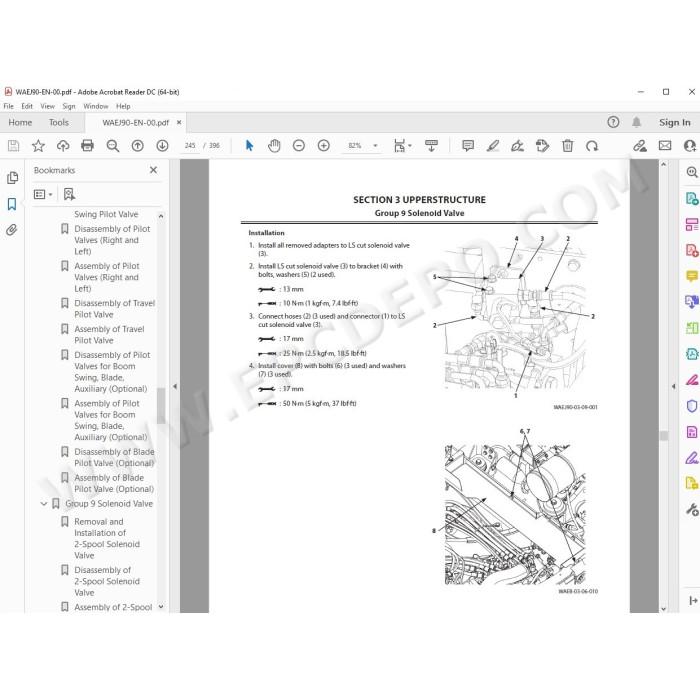 Hitachi Excavator Zaxis ZX55U-5B workshop service manual