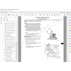 Hitachi Excavator Zaxis ZX55USR-5A workshop service manual