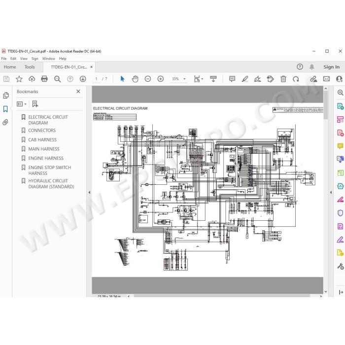 Hitachi Excavator Zaxis ZX60-5G workshop service manual
