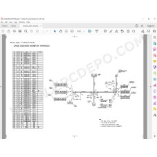 Hitachi Excavator Zaxis ZX600 ZX600LC ZX650H ZX650LCH parts manual + service manual