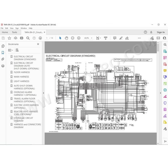 Hitachi Excavator Zaxis ZX65USB-5A workshop service manual