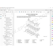 Hitachi Excavator Zaxis ZX65USB-5B workshop service manual