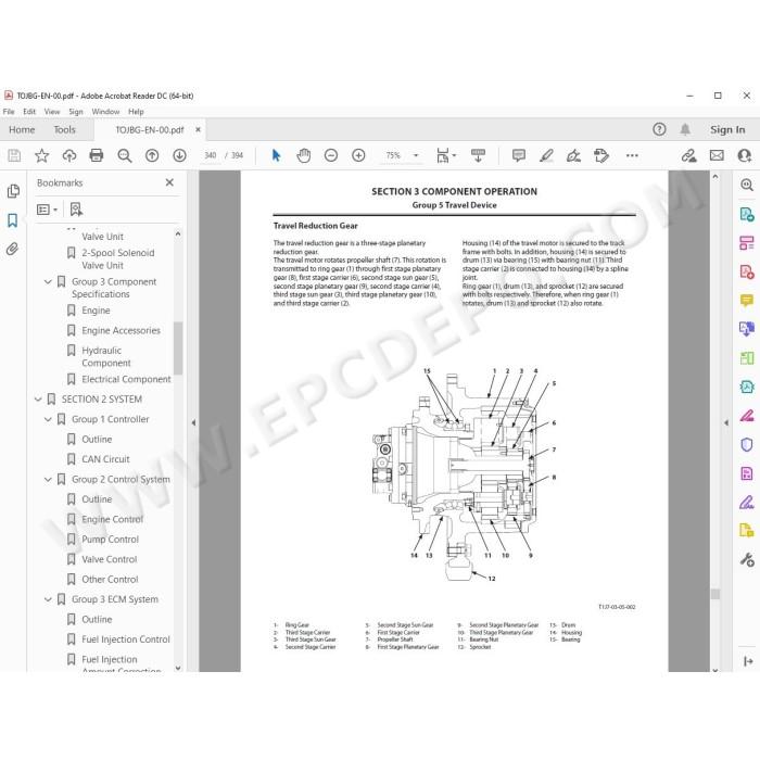 Hitachi Excavator Zaxis ZX670LC-5A ZX690LCH-5A service manual