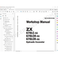 Hitachi Excavator Zaxis ZX670LC-5G ZX670LCH-5G ZX670LCR-5G service manual