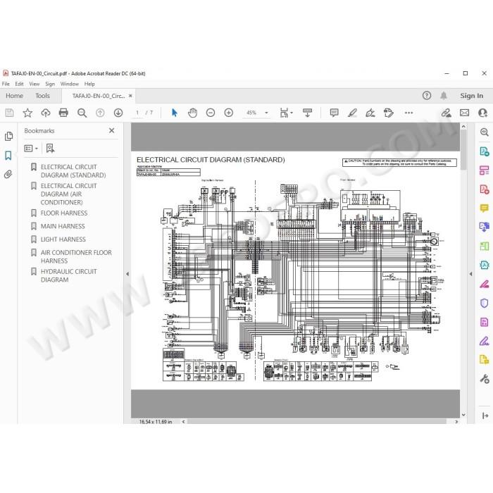 Hitachi Excavator Zaxis ZX68USR-5A workshop service manual