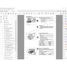 Hitachi Excavator Zaxis ZX70 ZX70LC workshop service manual