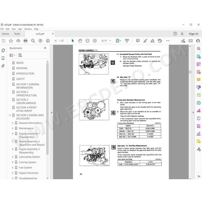 Hitachi Excavator Zaxis ZX70 ZX70LC workshop service manual