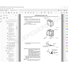 Hitachi Excavator Zaxis ZX70-3 ZX70LC-3 ZX70LCN-3 ZX75US-3 ZX85US-3 workshop service manual
