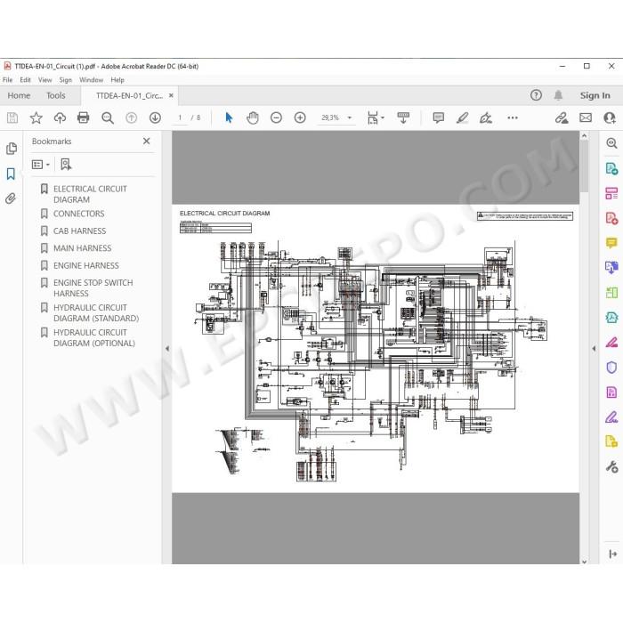 Hitachi Excavator Zaxis ZX70-5G ZX70LC-5G workshop service manual