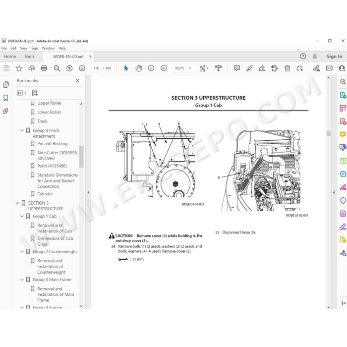 Hitachi Excavator Zaxis ZX75US-5A ZX85US-5A workshop service manual