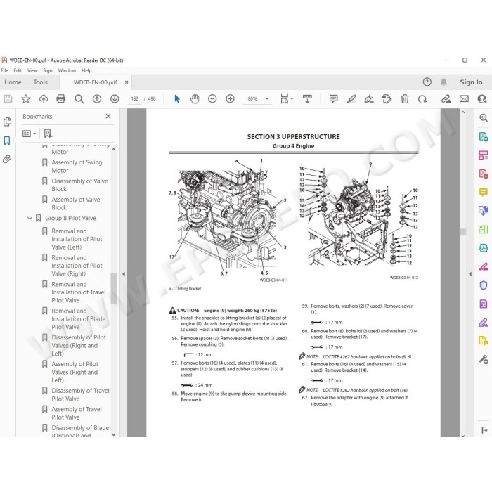 Hitachi Excavator Zaxis ZX75US-5A ZX85US-5A workshop service manual