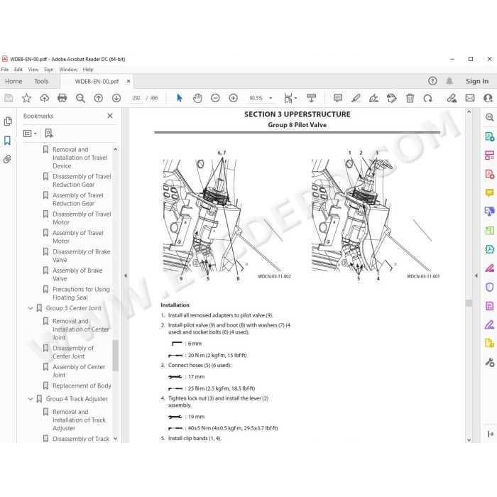 Hitachi Excavator Zaxis ZX75US-5A ZX85US-5A workshop service manual