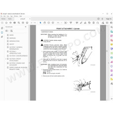 Hitachi Excavator Zaxis ZX75US-A ZX75UR workshop service manual