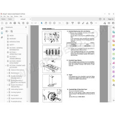 Hitachi Excavator Zaxis ZX75US-A ZX75UR workshop service manual