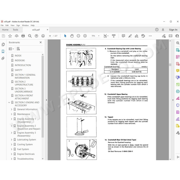 Hitachi Excavator Zaxis ZX75US-A ZX75UR workshop service manual