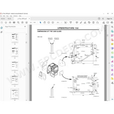 Hitachi Excavator Zaxis ZX75US parts manual + workshop service manual
