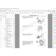 Hitachi Excavator Zaxis ZX80SB ZX80SBLC parts manual + workshop service manual