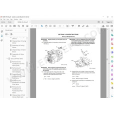 Hitachi Excavator Zaxis ZX85USB-5A parts + workshop service manual