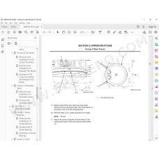 Hitachi Excavator Zaxis ZX870-6 ZX870LC-6 ZX890H-6 ZX890LCH-6 ZX890R-6 ZX890LCR-6 service manual
