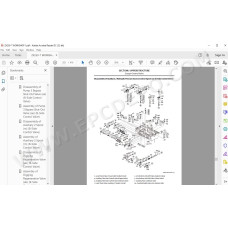 Hitachi Excavator Zaxis ZX250LC-7 ZX250LCN-7 parts + workshop service manual