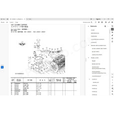 Hitachi Excavator Zaxis ZX300LC-7 ZX300LCN-7 parts + workshop service manual