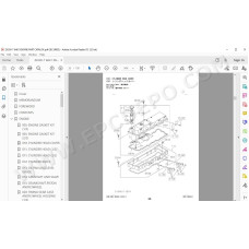 Hitachi Excavator Zaxis ZX300LC-7 ZX300LCN-7 parts + workshop service manual
