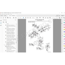Hitachi Excavator Zaxis ZX300LC-7 ZX300LCN-7 parts + workshop service manual
