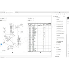 Hitachi Excavator Zaxis ZX490LCH-7 parts + workshop service manual