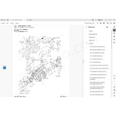 Hitachi Excavator Zaxis ZX890LCH-7 ZX890LCR-7 parts + workshop service manual