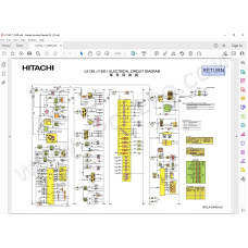 Hitachi Wheel Loader LX110-7 LX130-7 LX160-7 LX190-7 LX230-7 parts manual + workshop service manual