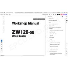 Hitachi Wheel Loader ZW120-5B workshop service manual